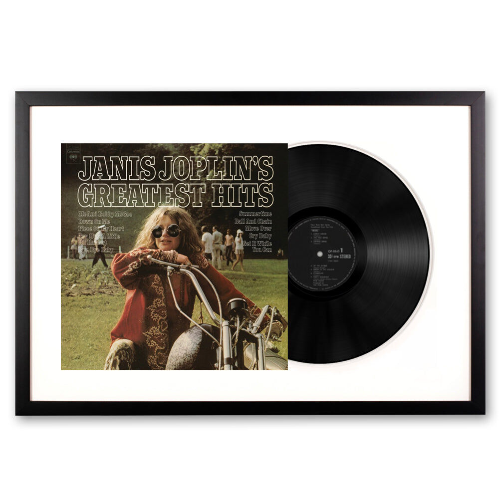 Framed Janis Joplin Janis Joplin's Greatest Hits Vinyl Album Art Framed Janis Joplin Janis Joplin's Greatest Hits Vinyl Album Art