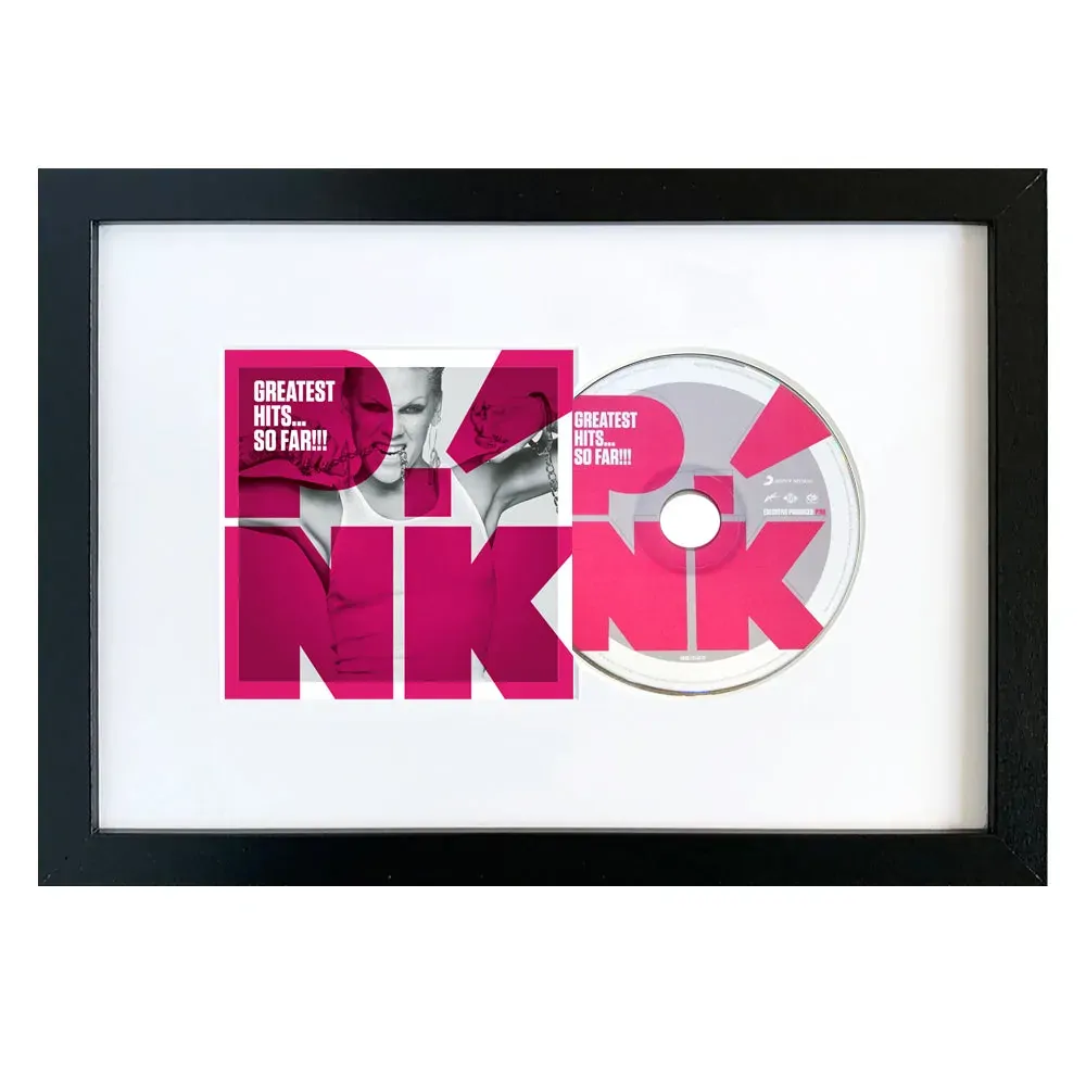 P!Nk-Greatest Hits...So Far!!! CD Framed Album Art P!Nk-Greatest Hits...So Far!!! CD Framed Album Art