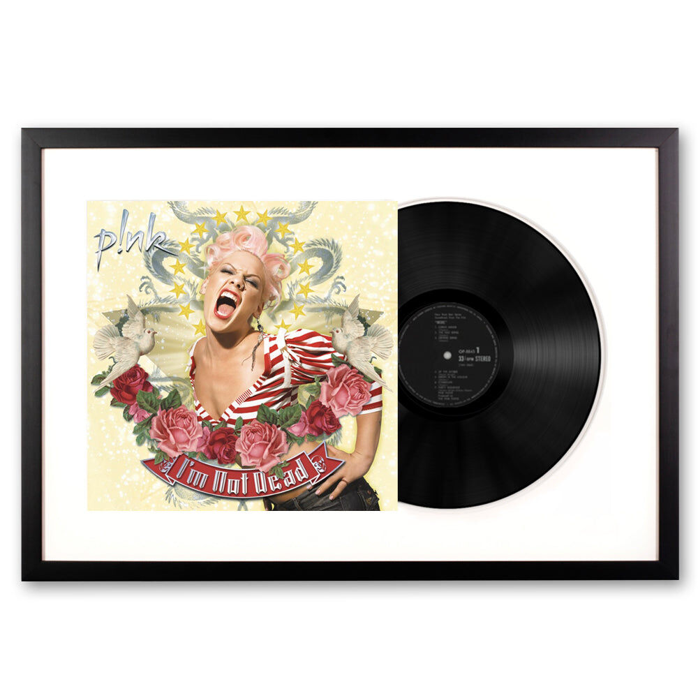 Framed P! nk I'm Not Dead Vinyl Album Art Framed P! nk I'm Not Dead Vinyl Album Art