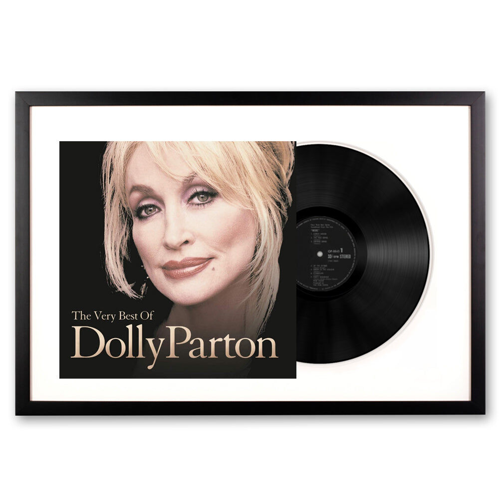 Framed Dolly Parton the Very Best of Dolly Parton Vinyl Album Art Framed Dolly Parton the Very Best of Dolly Parton Vinyl Album Art