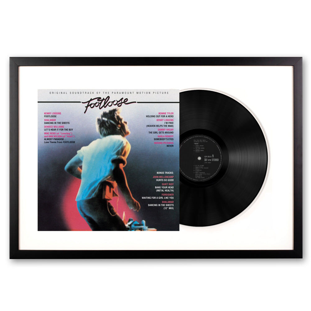Framed Footloose Vinyl Album Art Framed Footloose Vinyl Album Art