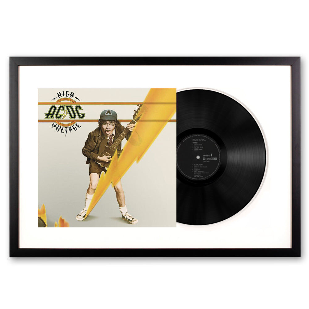 Framed AC/DC High Voltage Vinyl Album Art Framed AC/DC High Voltage Vinyl Album Art