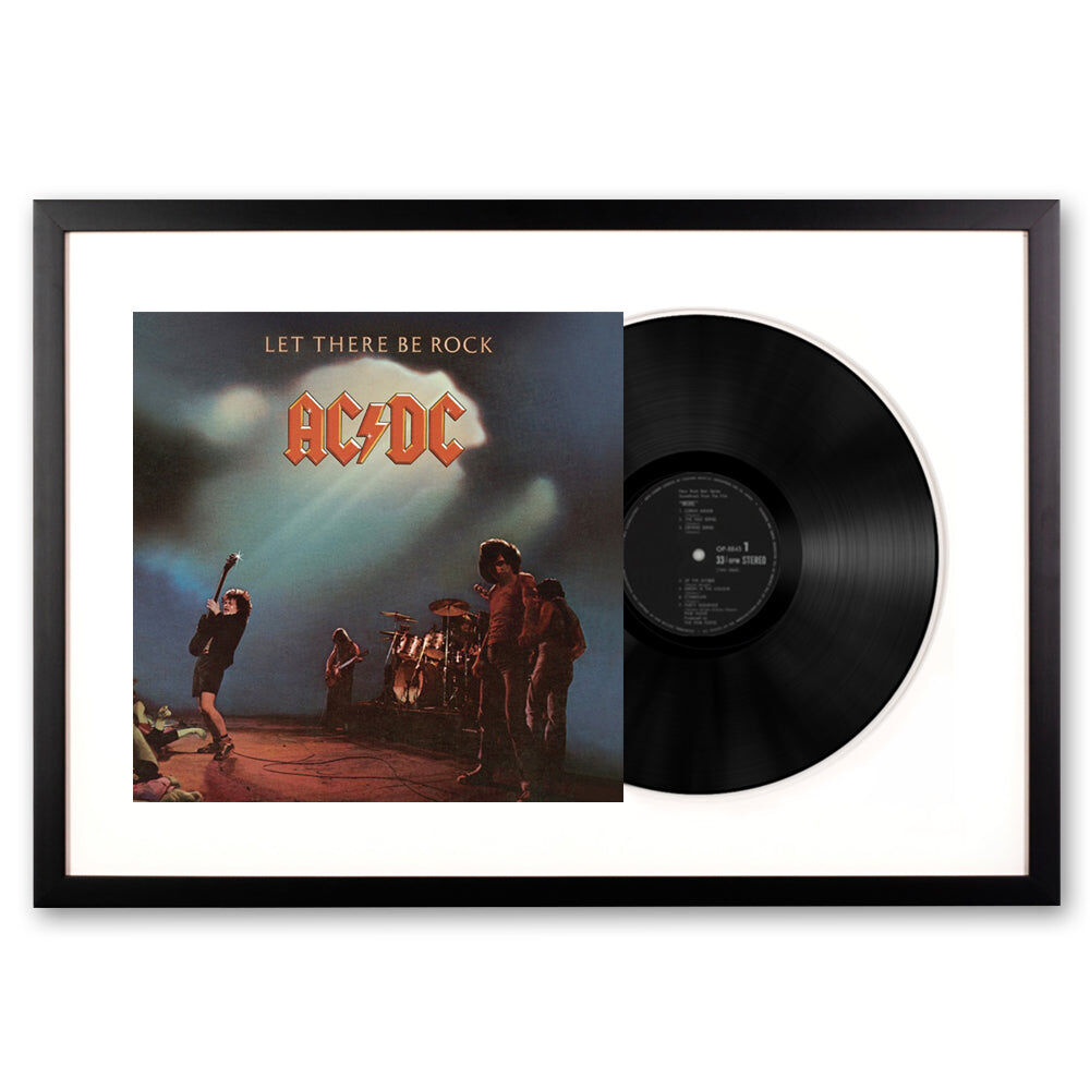 Framed AC/DC Let there Be Rock Vinyl Album Art Framed AC/DC Let there Be Rock Vinyl Album Art