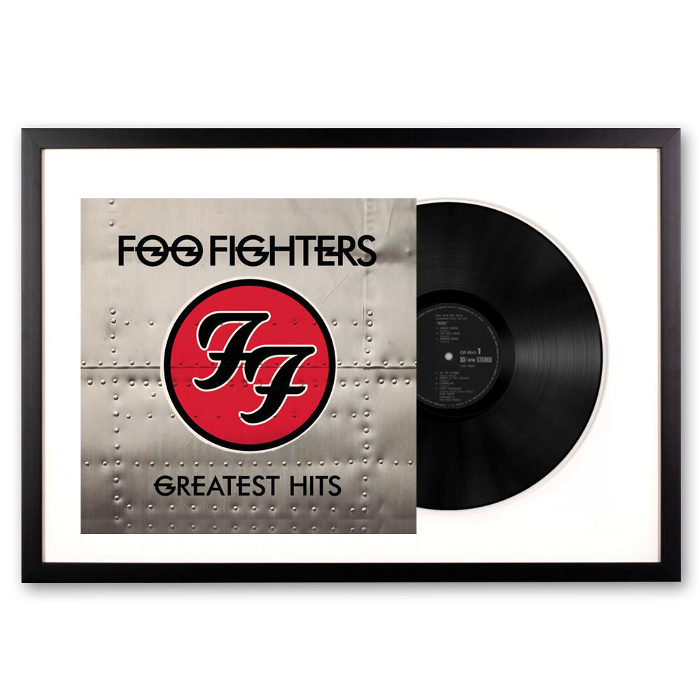 Framed Foo Fighters Greatest Hits Vinyl Album Art Framed Foo Fighters Greatest Hits Vinyl Album Art