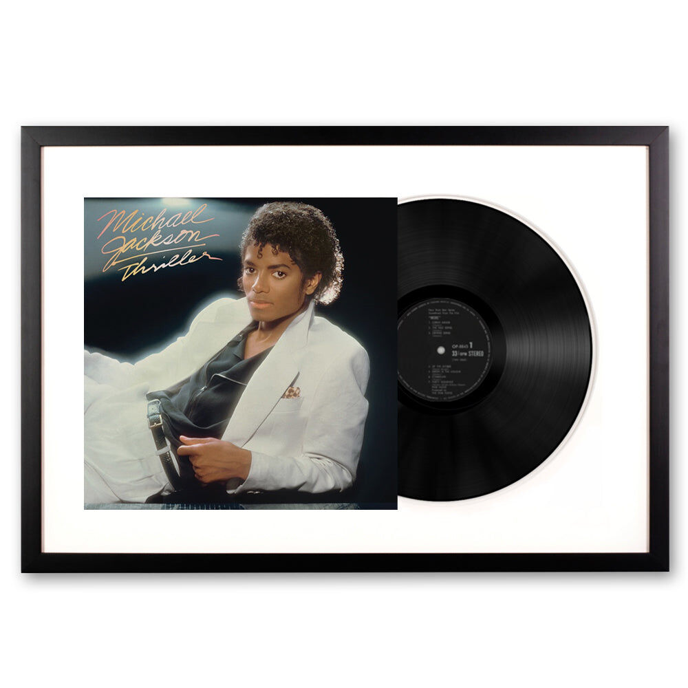 Framed Michael Jackson Thriller Vinyl Album Art Framed Michael Jackson Thriller Vinyl Album Art