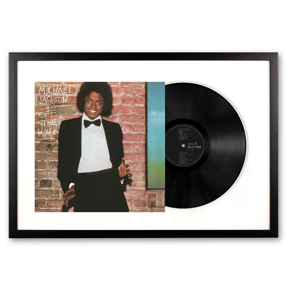 Framed Michael Jackson Off the Wall Vinyl Album Art Framed Michael Jackson Off the Wall Vinyl Album Art