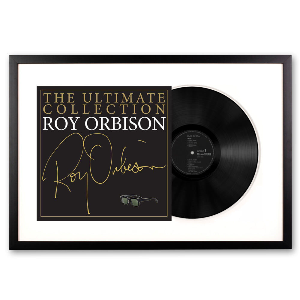 Framed Roy Orbison the Ultimate Collection Vinyl Album Art Framed Roy Orbison the Ultimate Collection Vinyl Album Art
