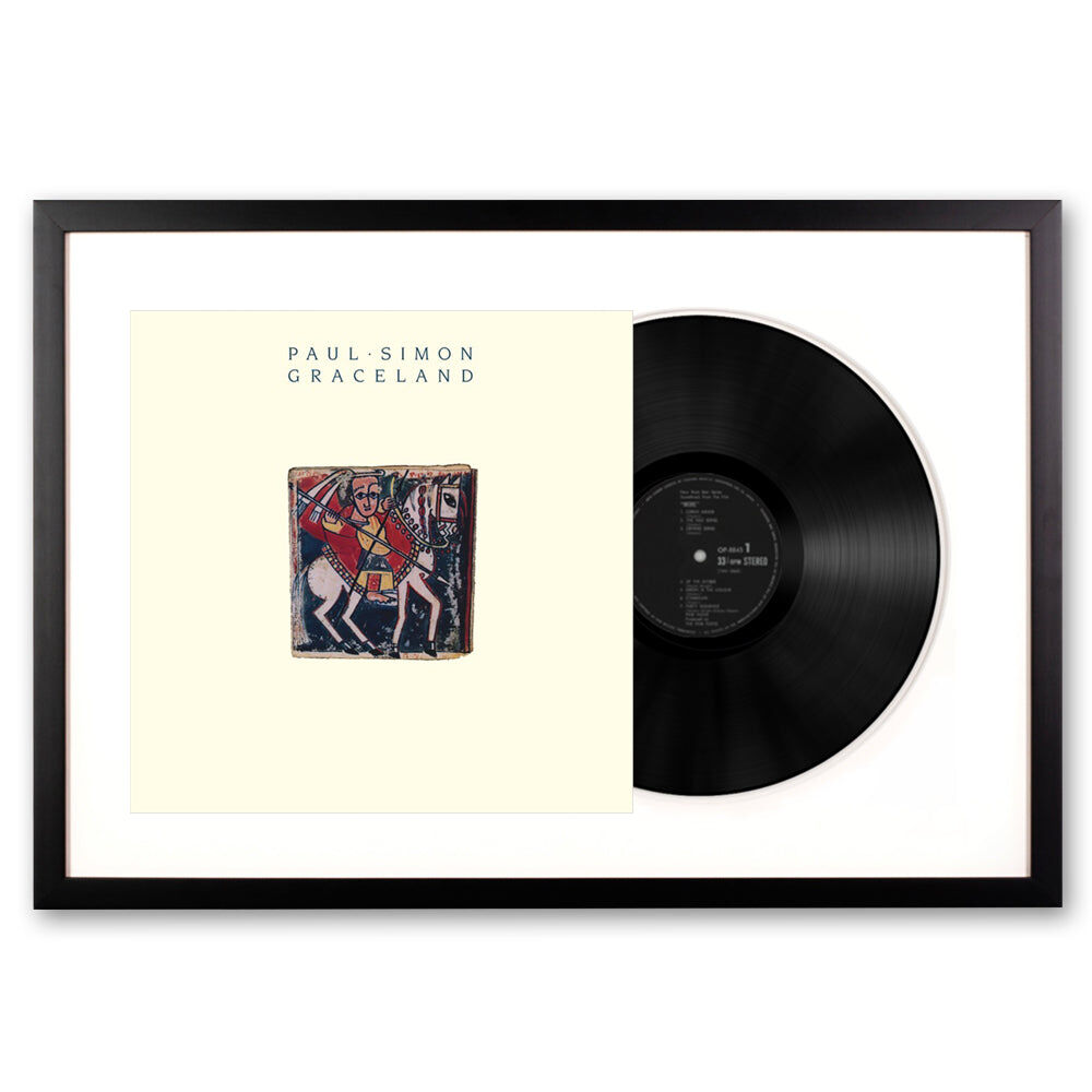 Framed Paul Simon Graceland Vinyl Album Art Framed Paul Simon Graceland Vinyl Album Art