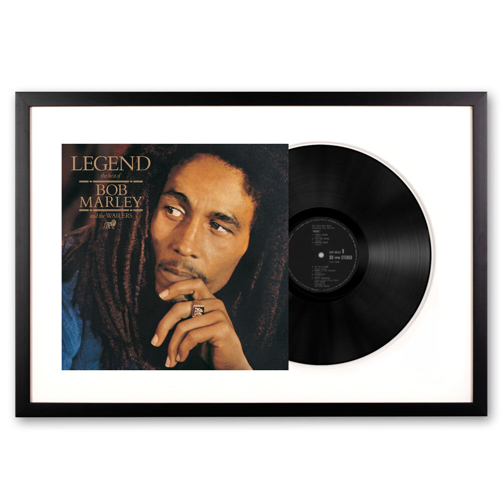 Framed Bob Marley - Legend - Vinyl Album Art Framed Bob Marley - Legend - Vinyl Album Art