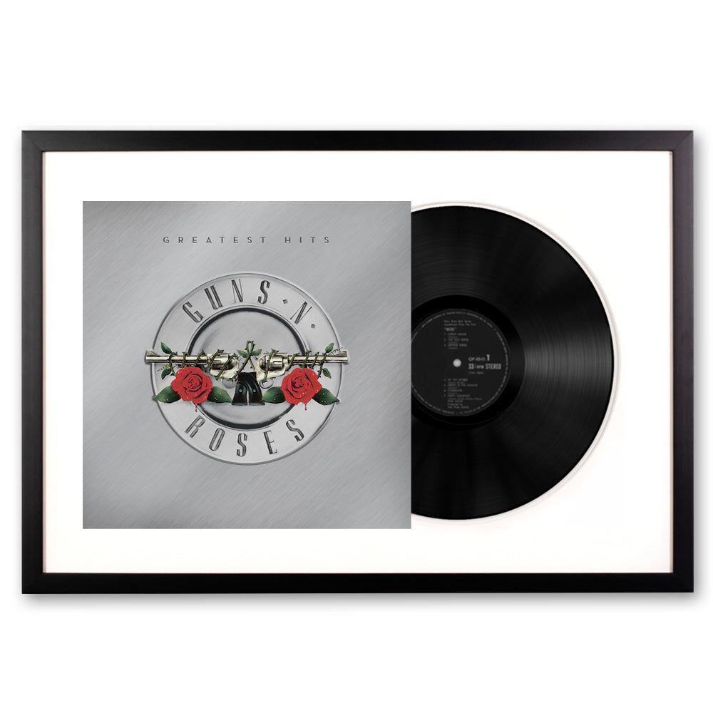 Framed Guns N Roses Greatest Hits - Double Vinyl Album Art Framed Guns N Roses Greatest Hits - Double Vinyl Album Art