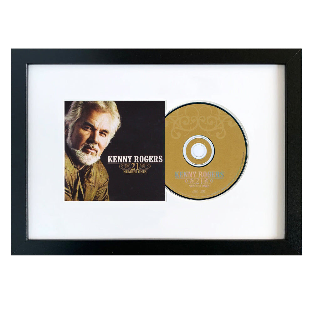 Kenny Rogers - 21 NOnes - CD Framed Album Art Kenny Rogers - 21 NOnes - CD Framed Album Art