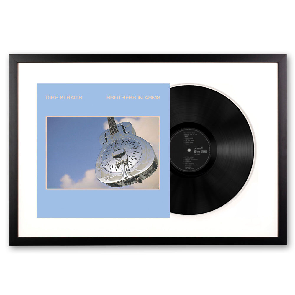 Framed Dire Straits Brothers in Arms - Double Vinyl Album Art Framed Dire Straits Brothers in Arms - Double Vinyl Album Art