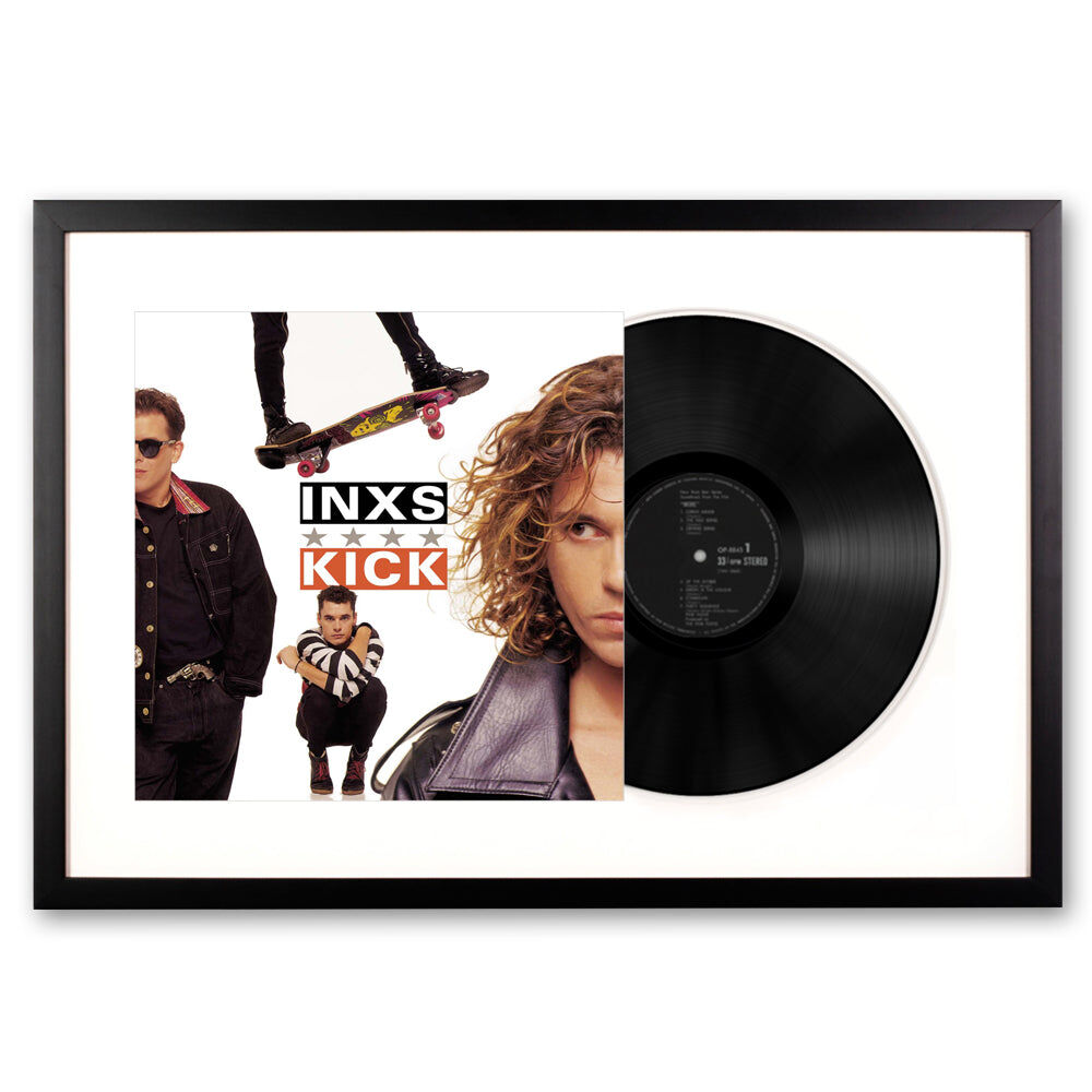 Framed INXS Kick - Vinyl Album Art Framed INXS Kick - Vinyl Album Art
