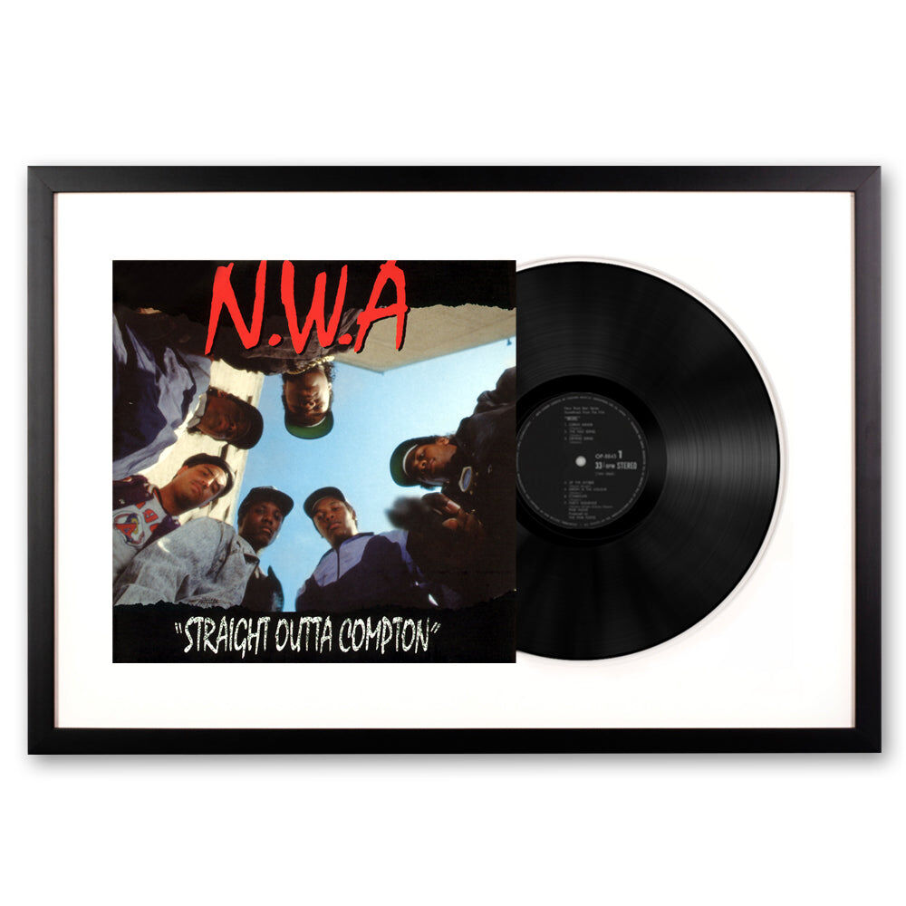 Framed N.W.A. Straight Outta Compton - Vinyl Album Art Framed N.W.A. Straight Outta Compton - Vinyl Album Art