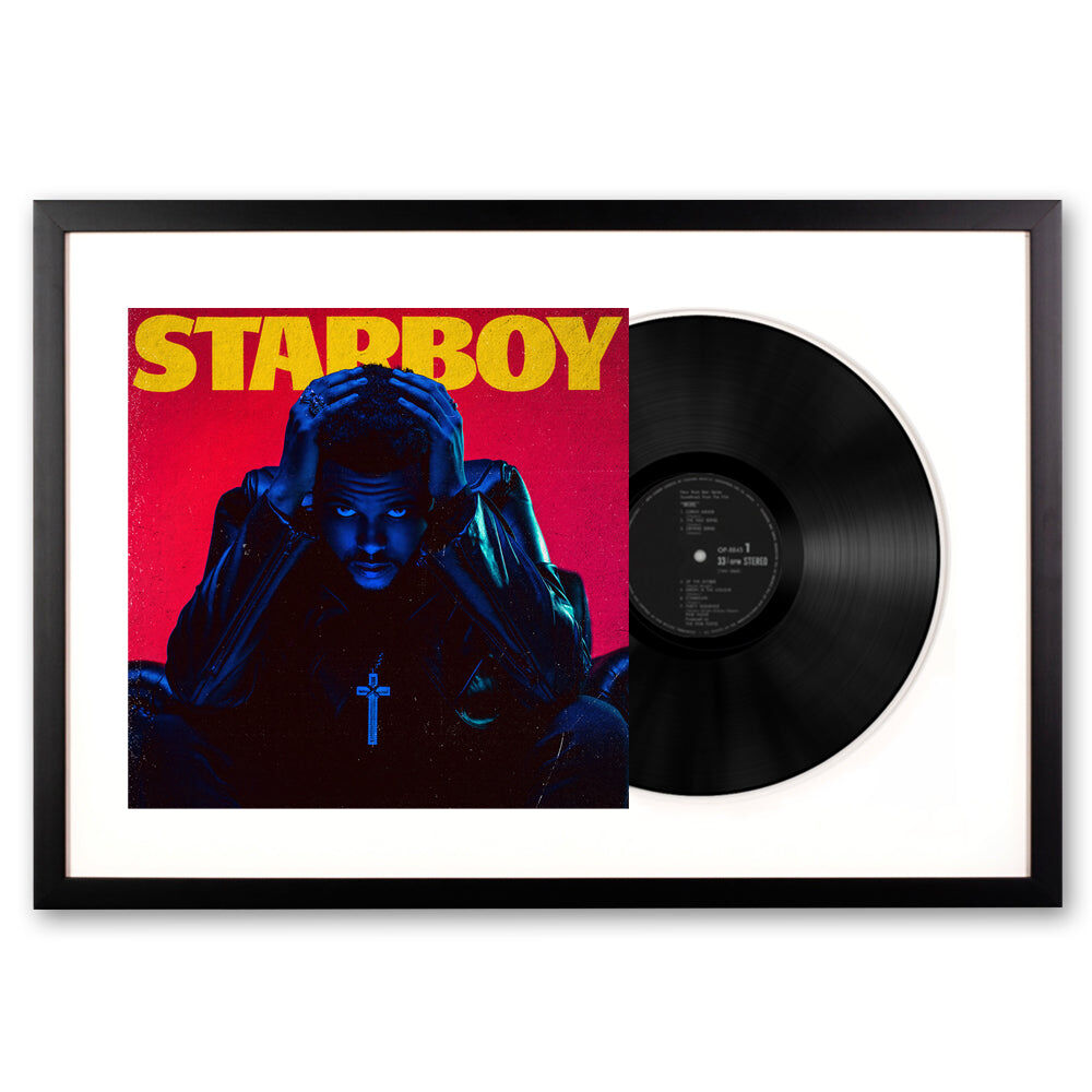 Framed The Weeknd Starboy - Double Vinyl Album Art Framed The Weeknd Starboy - Double Vinyl Album Art
