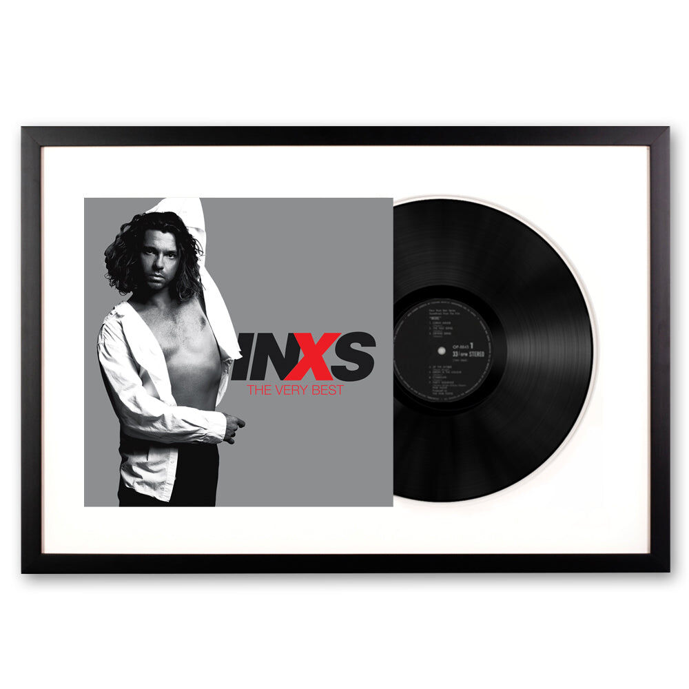 Framed INXS The Very Best - Double Vinyl Album Art Framed INXS The Very Best - Double Vinyl Album Art