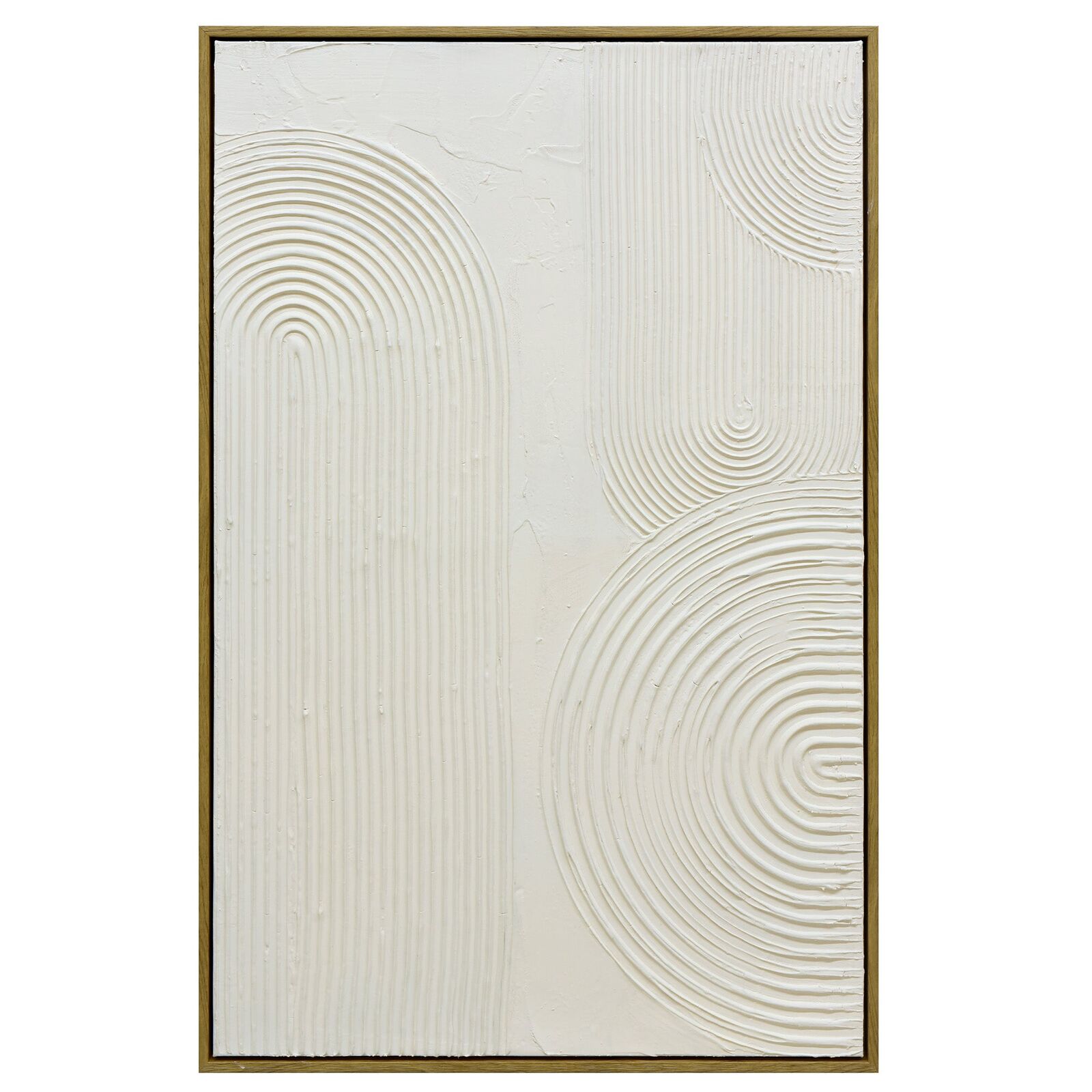 60X90cm Ephemeral Echoes of Continuity Dark Wood Framed Hand Painted Canvas Wall Art 60X90cm Ephemeral Echoes of Continuity Dark Wood Framed Hand Painted Canvas Wall Art