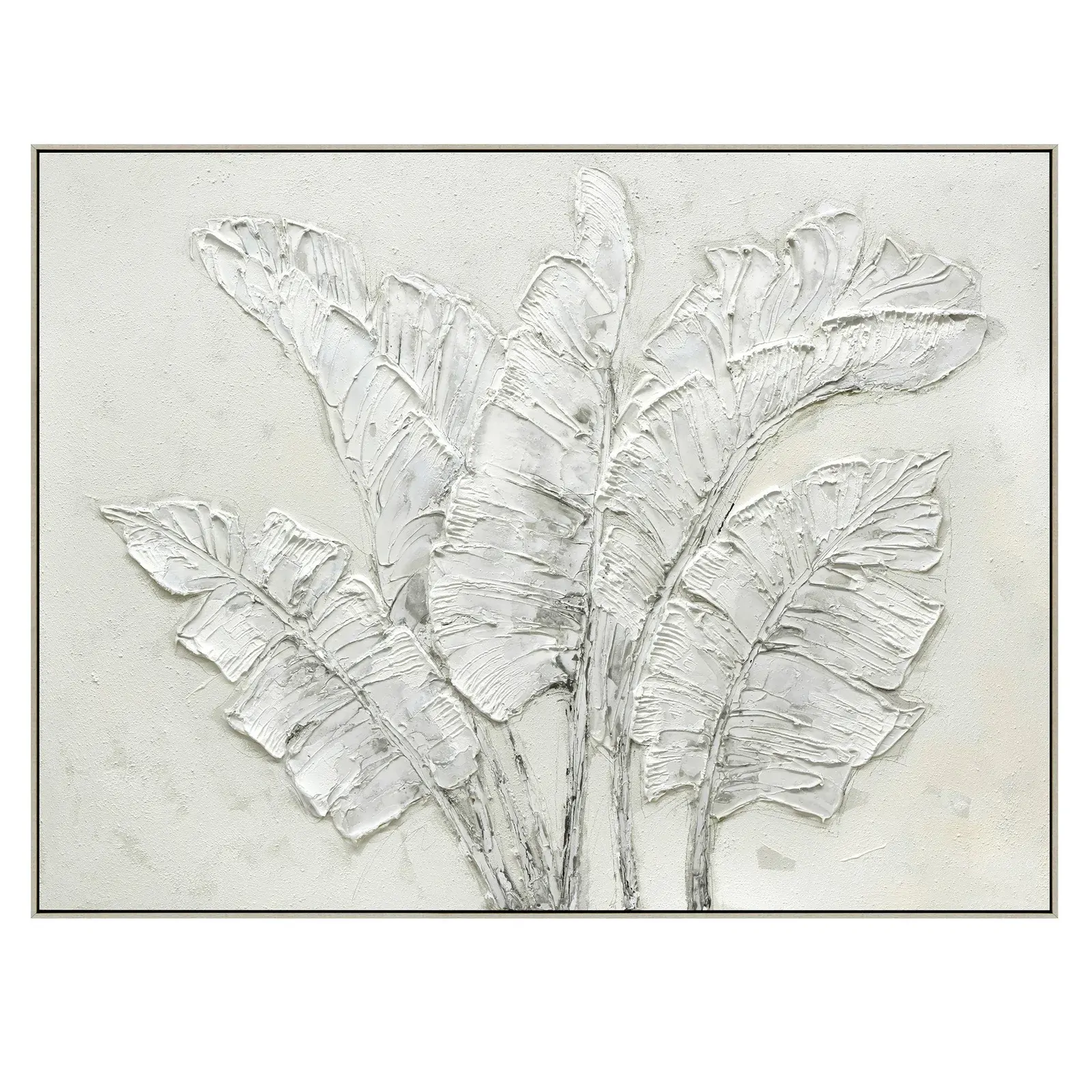 90X120cm Ethereal Paradise Light Wood Framed Hand Painted Canvas Wall Art 90X120cm Ethereal Paradise Light Wood Framed Hand Painted Canvas Wall Art