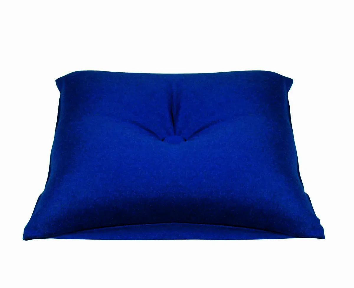Button Petrol Blue Green Pre Filled Cushion or Chair Pad 40x40cm Button Petrol Blue Green Pre Filled Cushion or Chair Pad 40x40cm