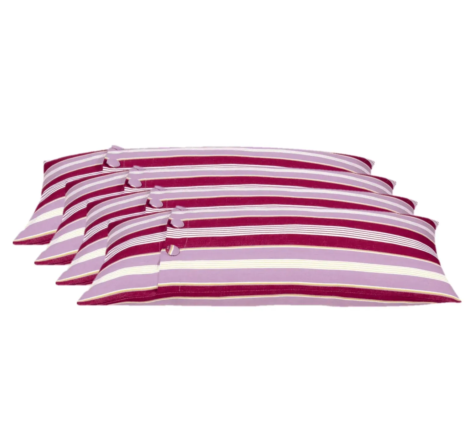 Pack of 4 Coste Fuchsia 35x70cm Multicoloured Striped Cushion Cover Pack of 4 Coste Fuchsia 35x70cm Multicoloured Striped Cushion Cover