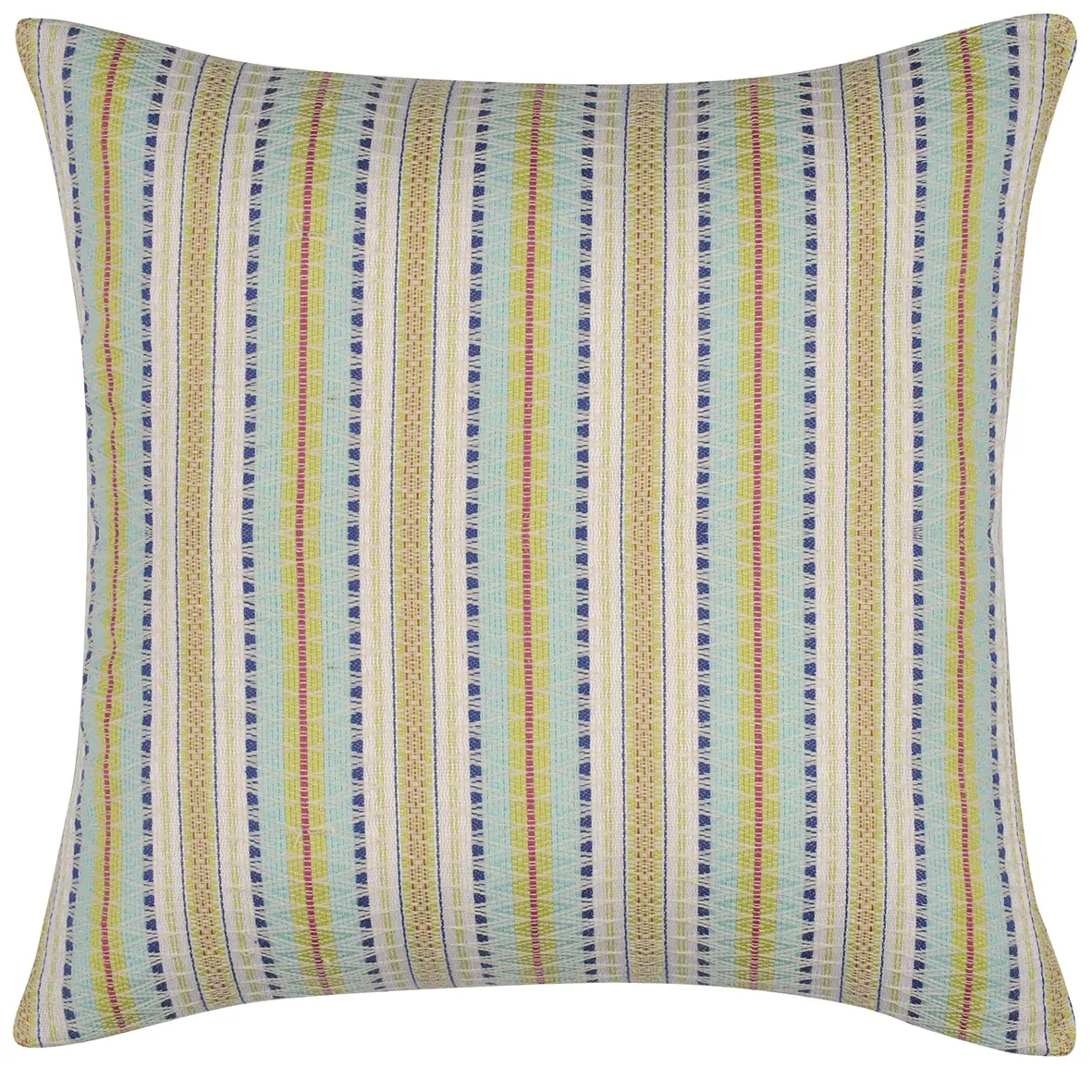Finn Yellow Multicoloured Retro Cushion Cover Finn Yellow Multicoloured Retro Cushion Cover