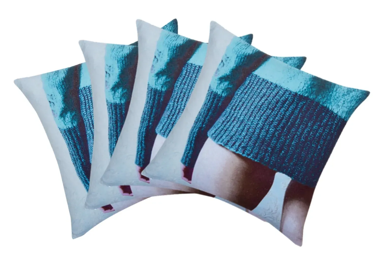 Pack of 4 Blaze Jumper Designer Cushion Covers 45cm x 45cm Pack of 4 Blaze Jumper Designer Cushion Covers 45cm x 45cm