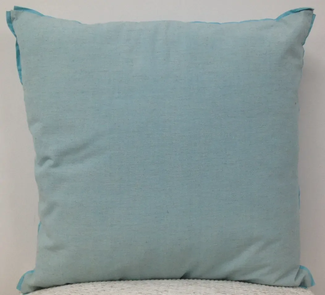 Frida Aqua Blue Cushion Cover Frida Aqua Blue Cushion Cover