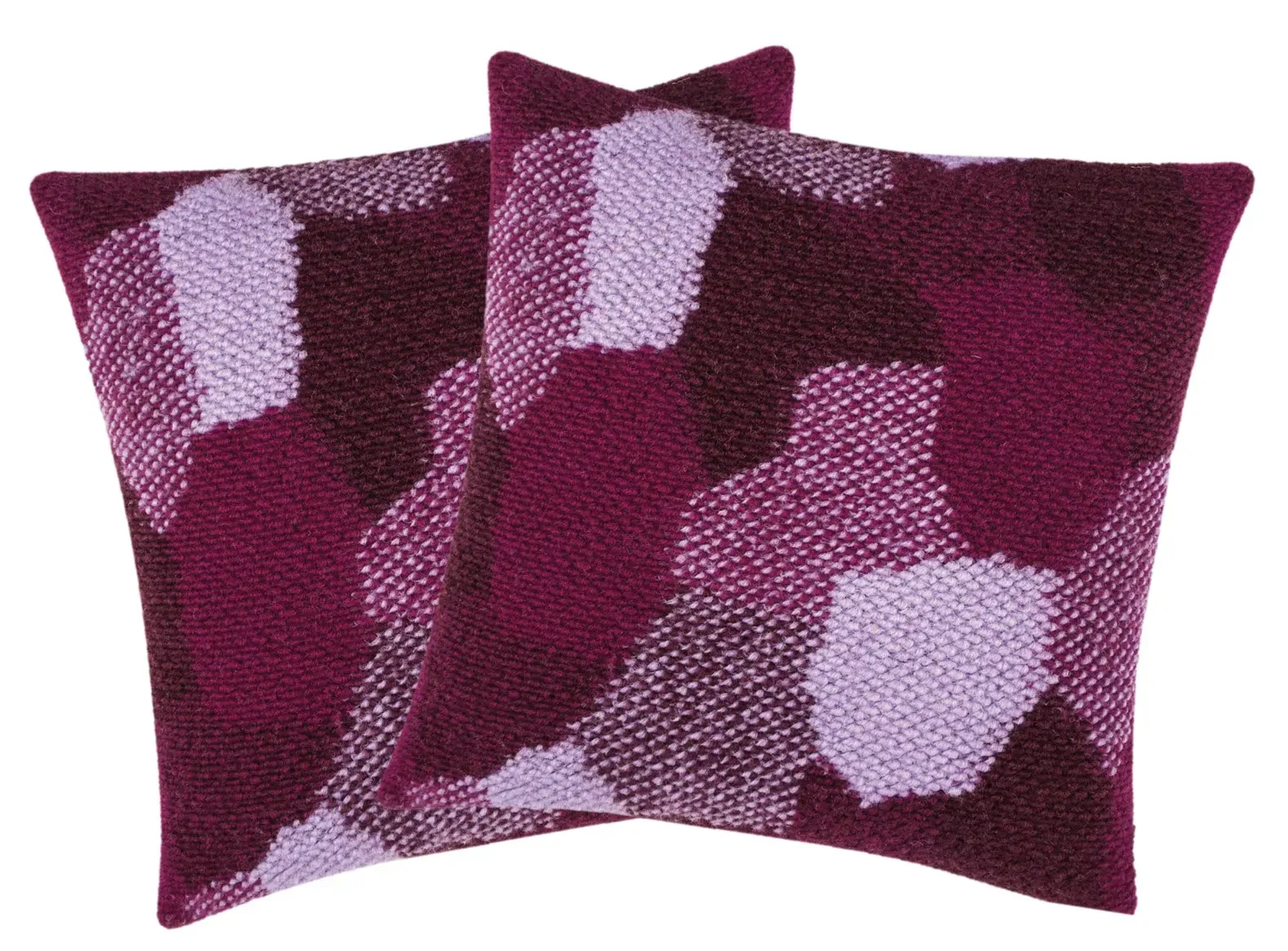 Pack of 2 Giovanni Fuchsia Purple Cushion Cover Made In Europe Pack of 2 Giovanni Fuchsia Purple Cushion Cover Made In Europe
