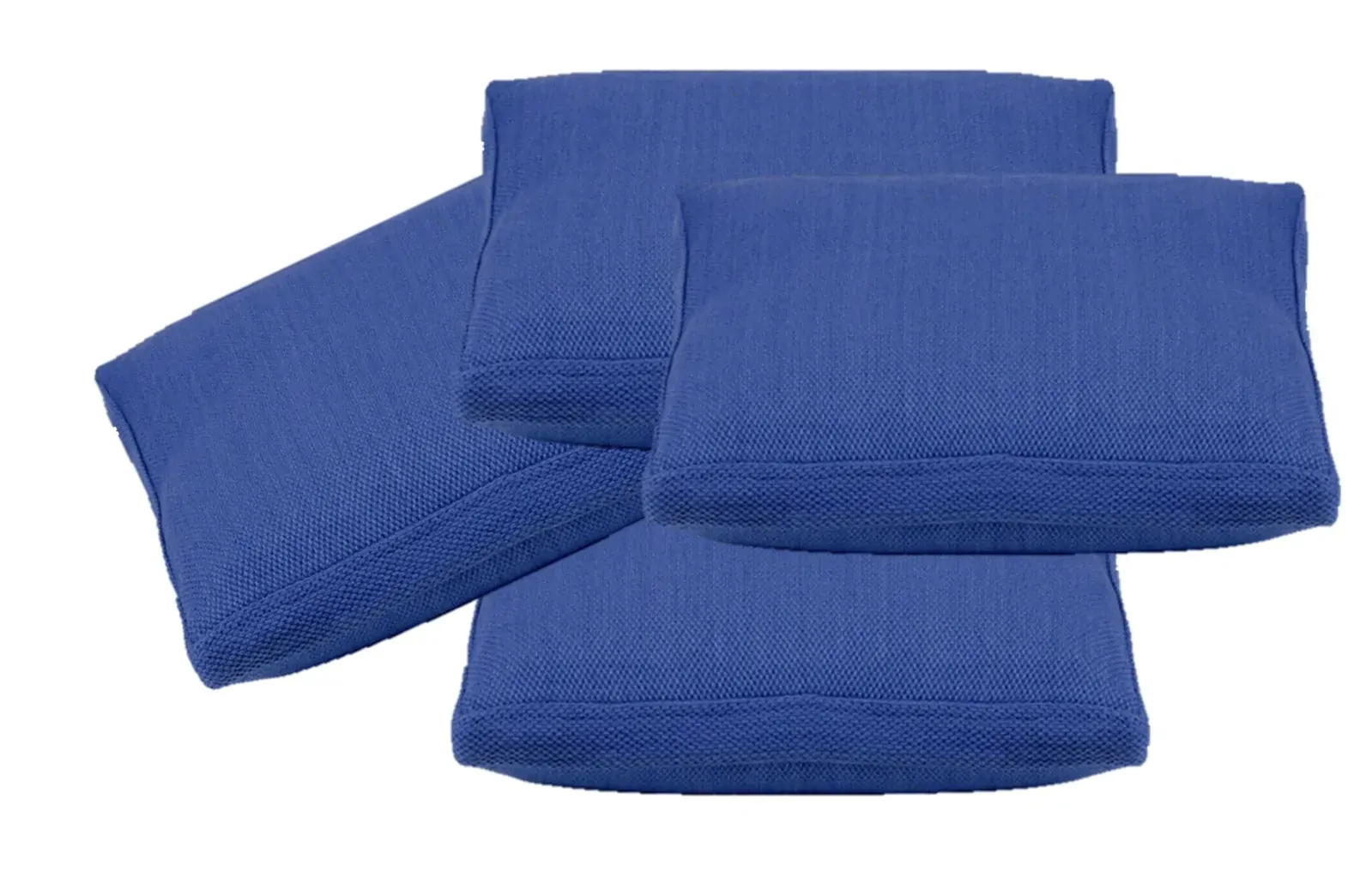 Pack of 4 Classic Sky Blue Large 56x56cm Box Sided Cushion Cover Chair pad covers Pack of 4 Classic Sky Blue Large 56x56cm Box Sided Cushion Cover Chair pad covers