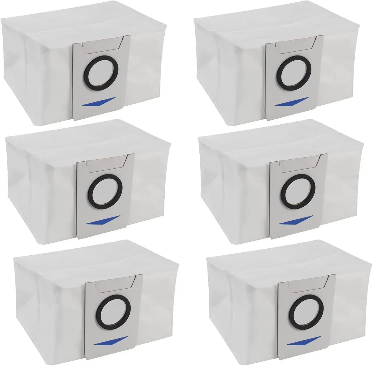 6 X Auto Empty Station Dust Bags For Ecovacs Deebot X1 Omni Series Robots 6 X Auto Empty Station Dust Bags For Ecovacs Deebot X1 Omni Series Robots