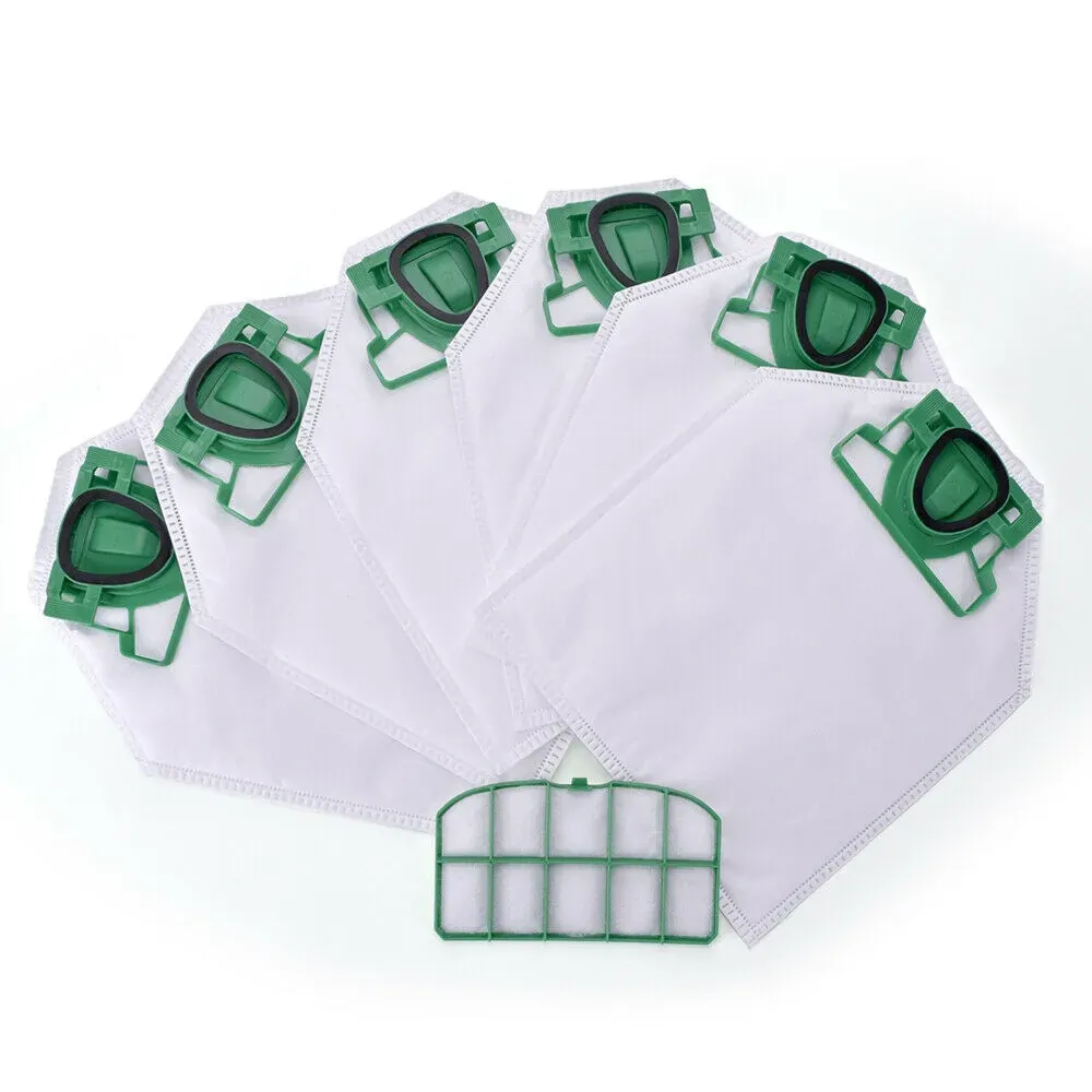 6 X Vacuum bags and filter for Vorwerk Kobold VK200 6 X Vacuum bags and filter for Vorwerk Kobold VK200