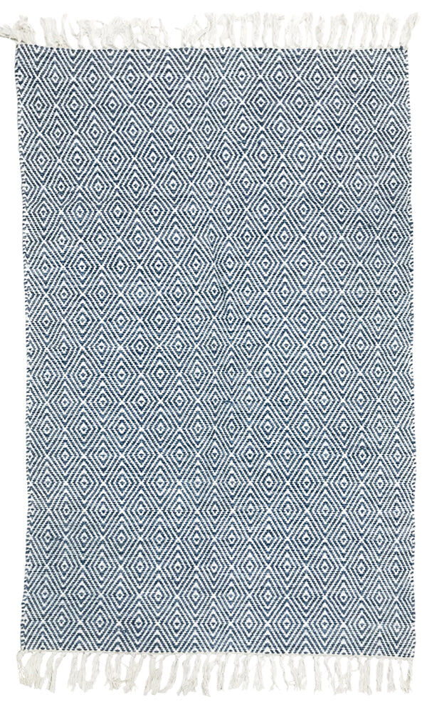 Blue/white kilim rug120x180cm Blue/white kilim rug120x180cm