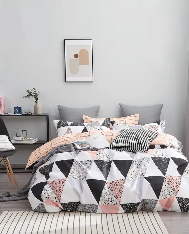 Annie 100% cotton reversible quilt cover set-king size Annie 100% cotton reversible quilt cover set-king size