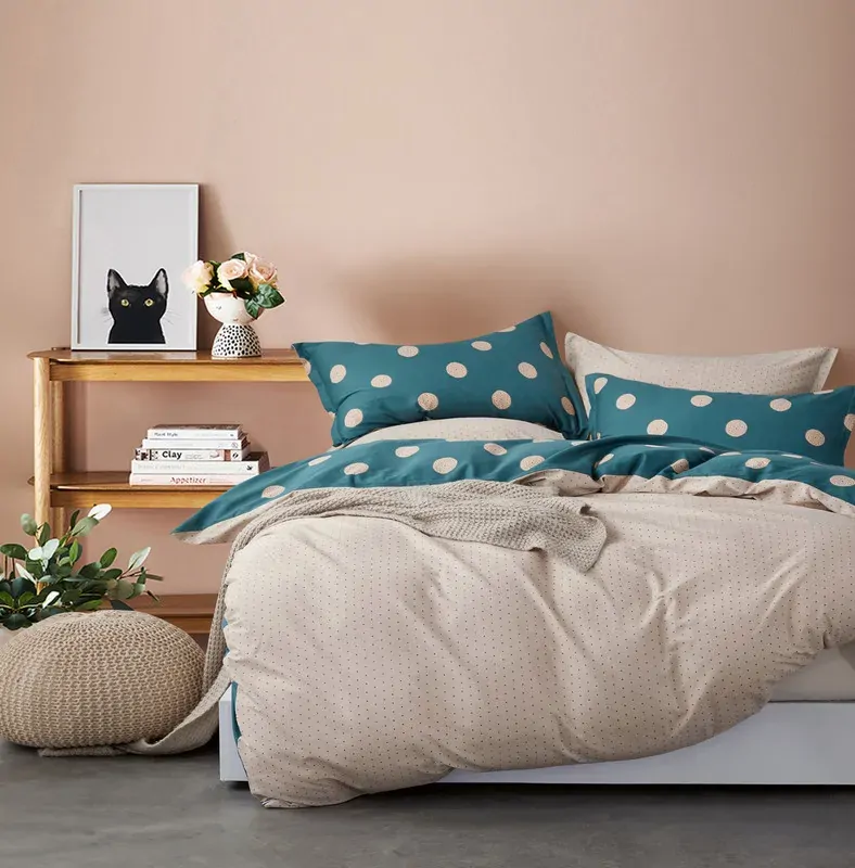 Hugo 100% cotton reversible quilt cover set-king size Hugo 100% cotton reversible quilt cover set-king size