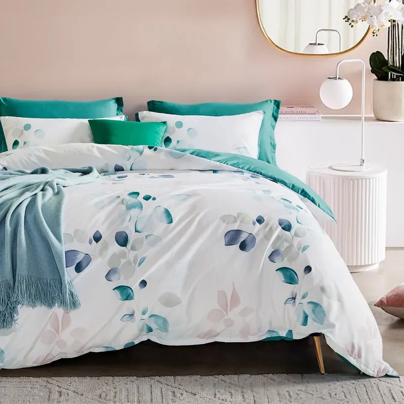 Botanical Olinda Microfibre Quilt Cover Set-king size Botanical Olinda Microfibre Quilt Cover Set-king size