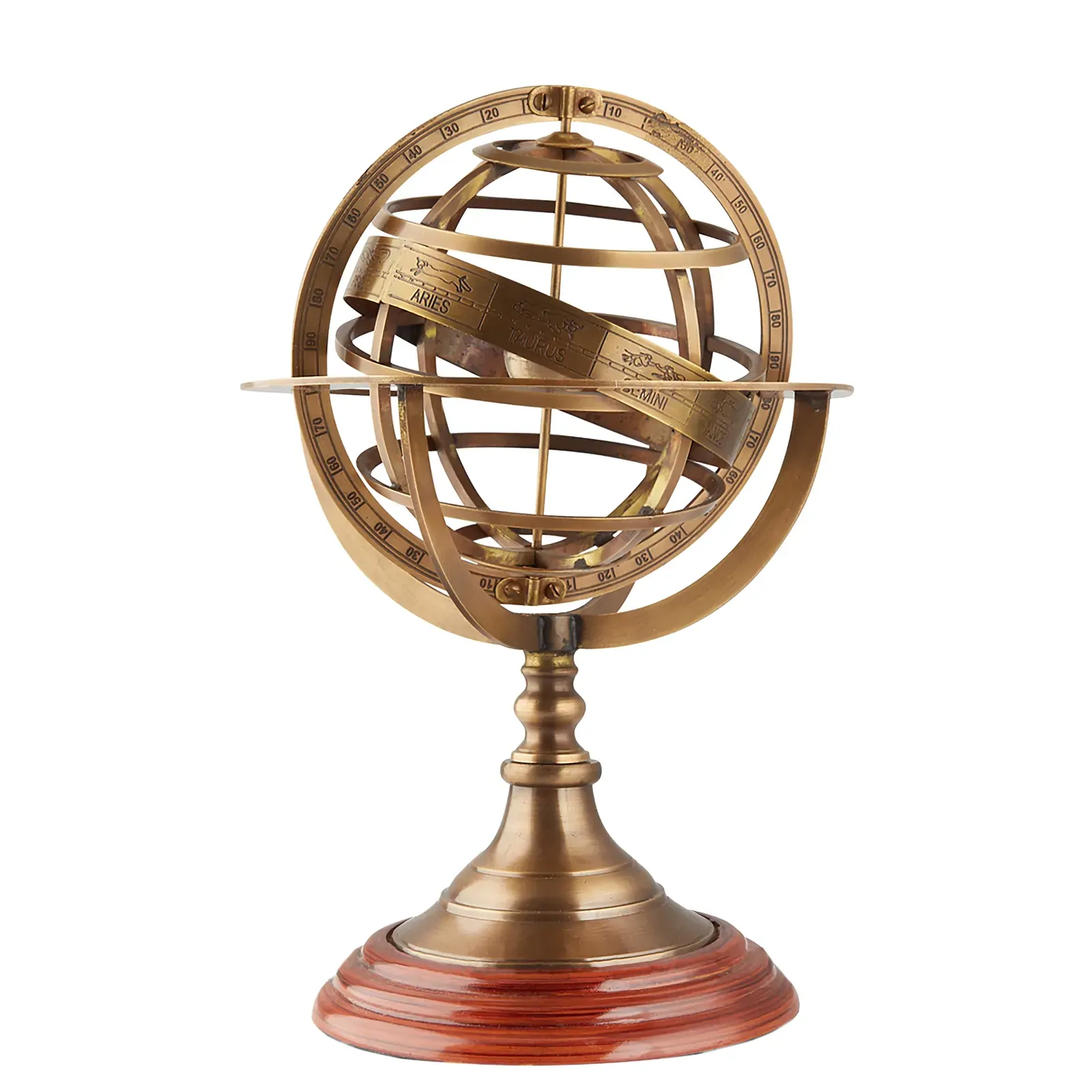 Brass Armillary Sphere 280mm - Medium Brass Armillary Sphere 280mm - Medium