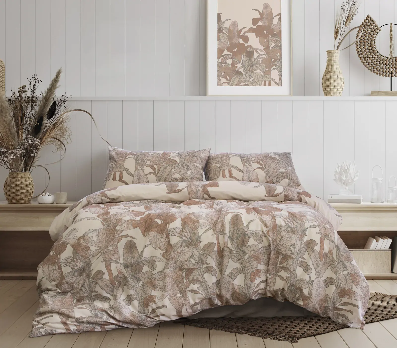 Bayley PRINTED QUILT COVER SET - KING Bayley PRINTED QUILT COVER SET - KING