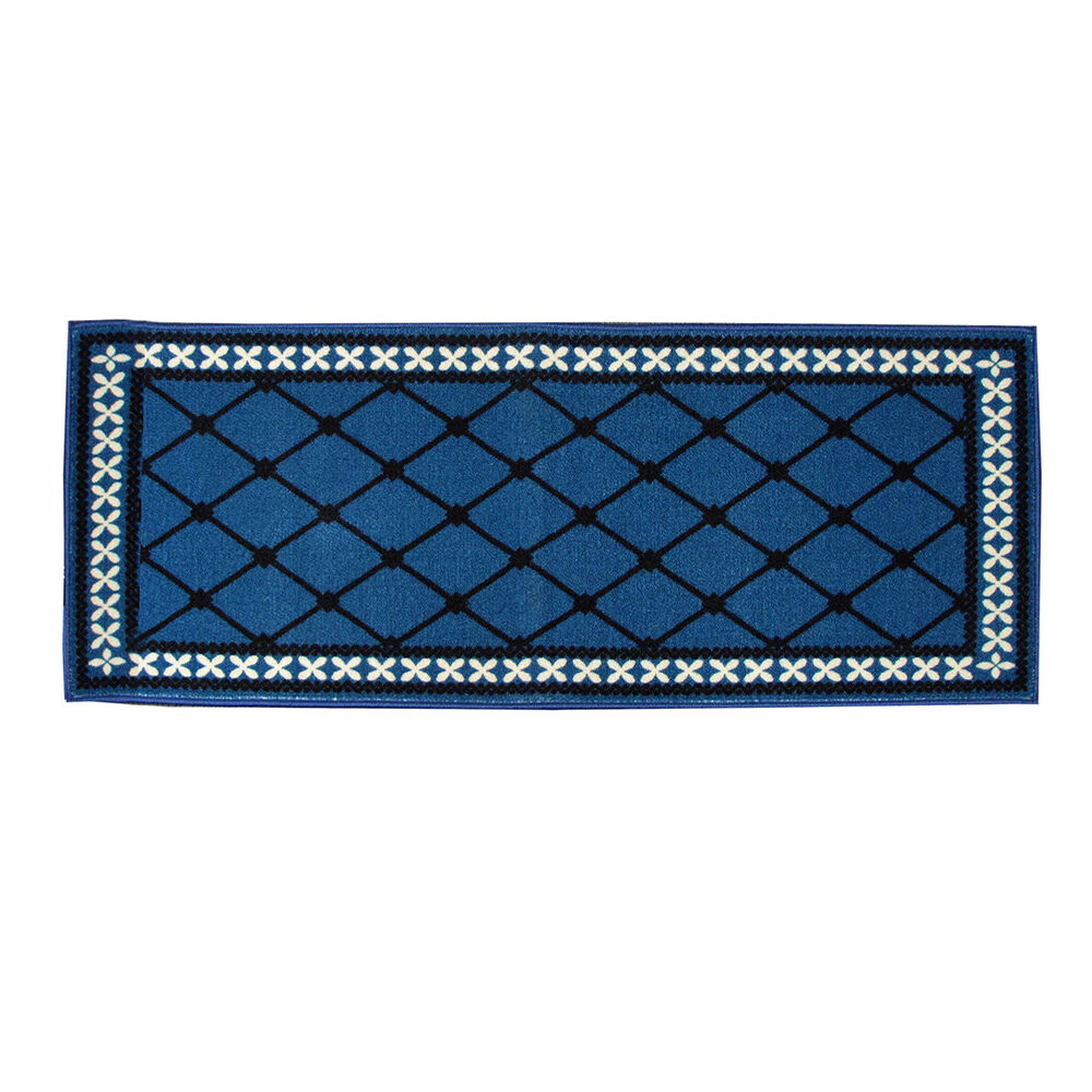 Mason Non Slip Bath Runner 50 x 120cm Blue Mason Non Slip Bath Runner 50 x 120cm Blue