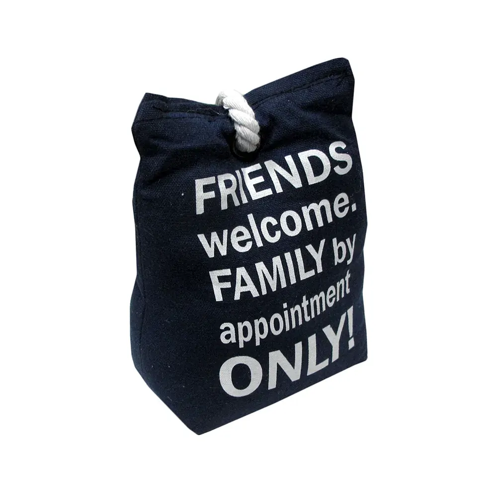 Door Stop Bag Black Approx 0.98kg Door Stop Bag Black Approx 0.98kg
