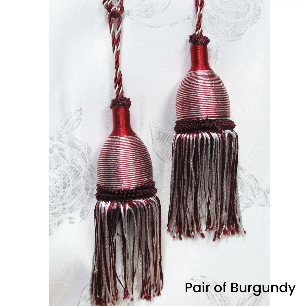Pair of Curtain Tassel Rope Ties 52cm Royal Gold Pair of Curtain Tassel Rope Ties 52cm Royal Gold