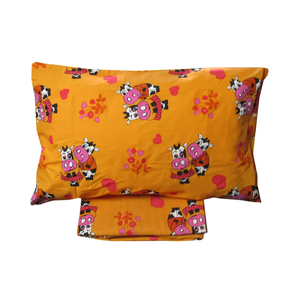 Lovely Cows Polyester Cotton Quilt Cover Set Single Lovely Cows Polyester Cotton Quilt Cover Set Single