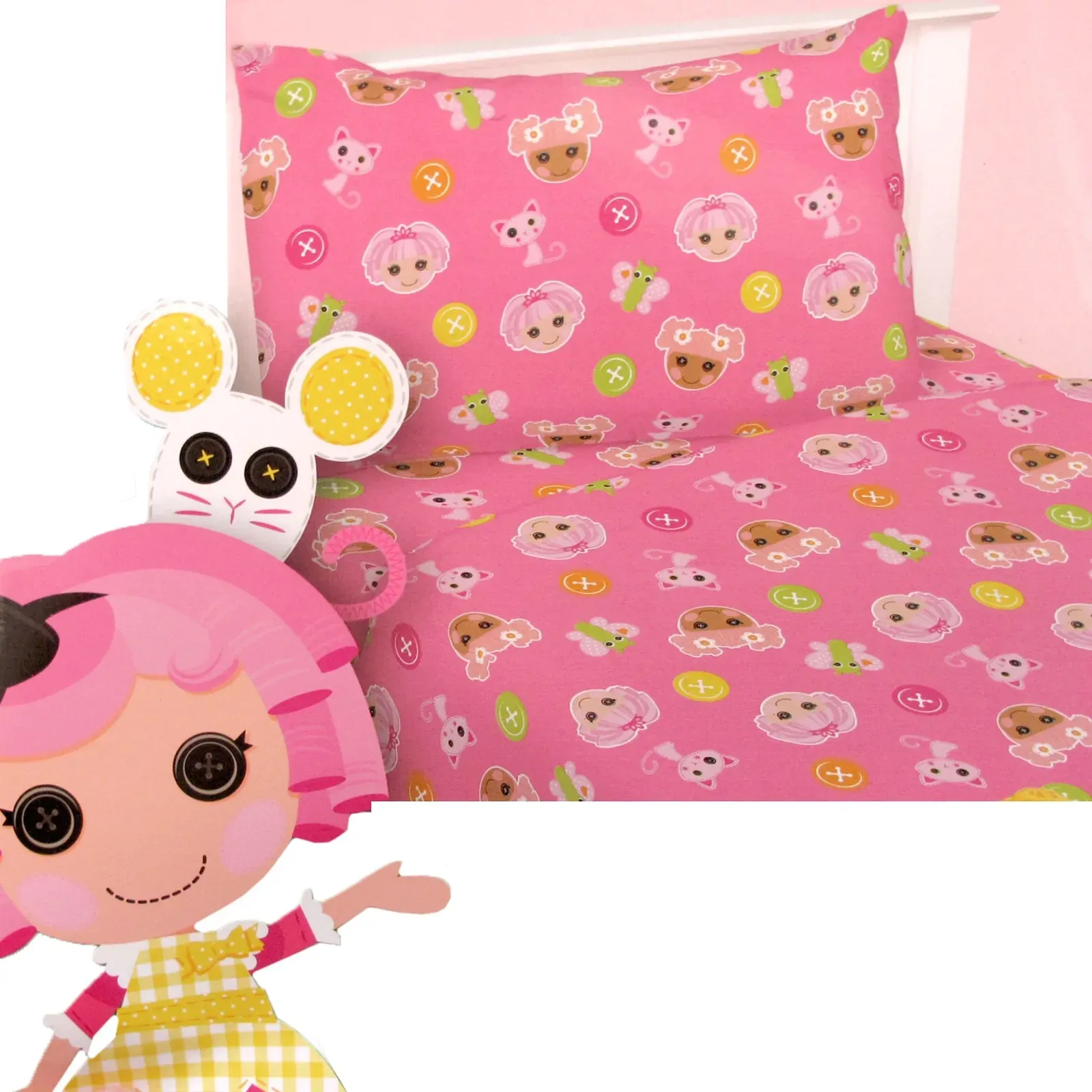 Lala Loopsy Jewel Polyester Cotton Sheet Set Single Lala Loopsy Jewel Polyester Cotton Sheet Set Single