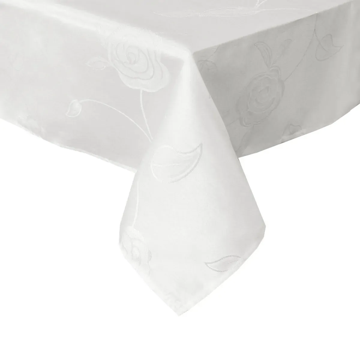 Jacquard Tablecloth Rosa Ivory 150 x 210 cm Jacquard Tablecloth Rosa Ivory 150 x 210 cm