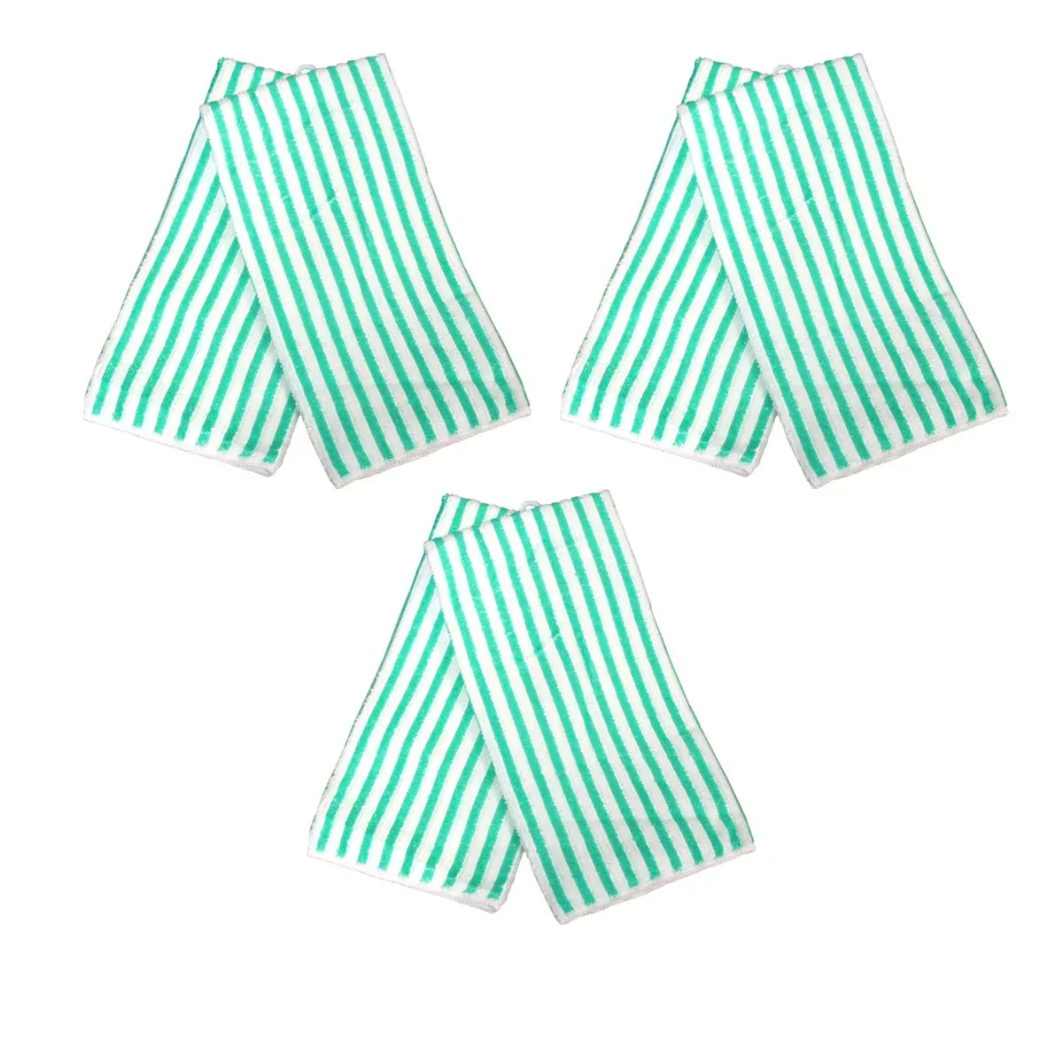 Set of 6 Microfibre Striped Tea Towels Charcoal Set of 6 Microfibre Striped Tea Towels Charcoal