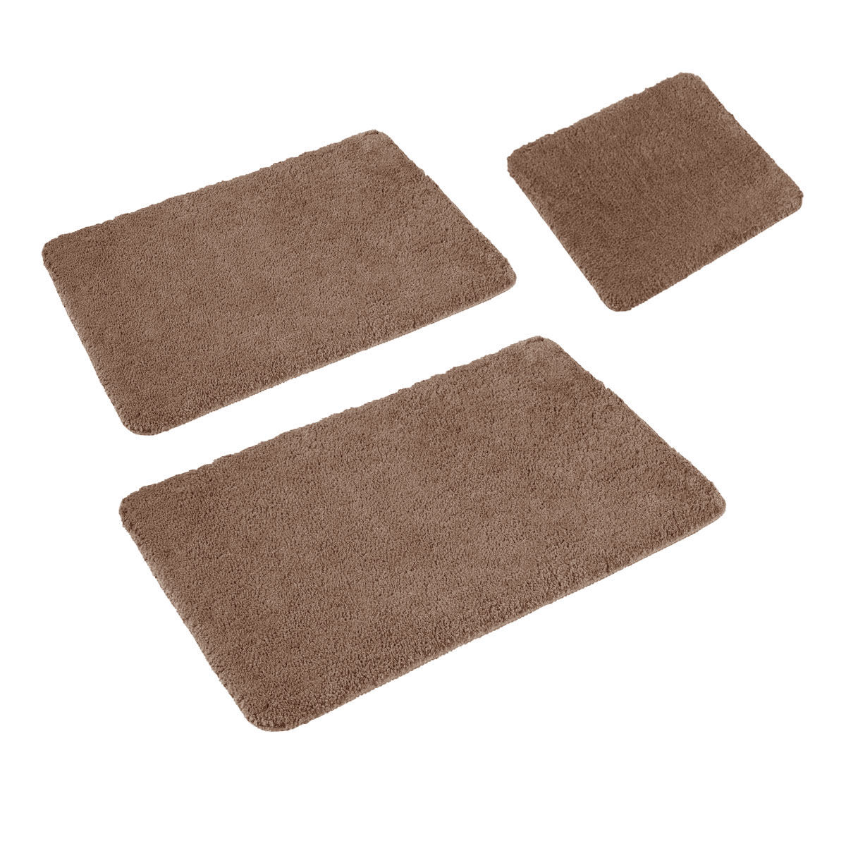 Sleim Set of 3 Bath Mat Set Green Sleim Set of 3 Bath Mat Set Green