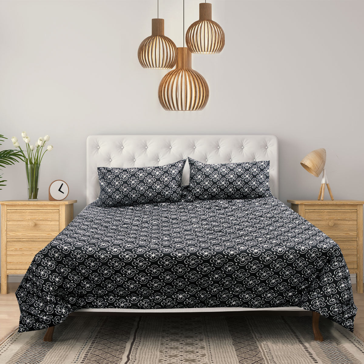 3 Pce Botanica Printed Comforter Set Rosebud Queen/King 3 Pce Botanica Printed Comforter Set Rosebud Queen/King