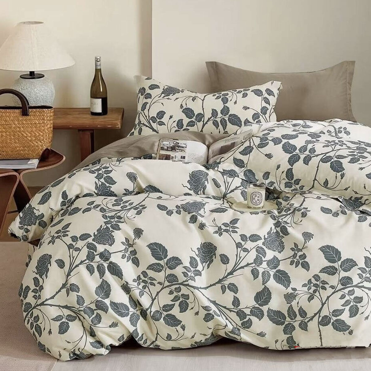 300TC Elisabeth Reversible Cotton Quilt Cover Set Queen 300TC Elisabeth Reversible Cotton Quilt Cover Set Queen