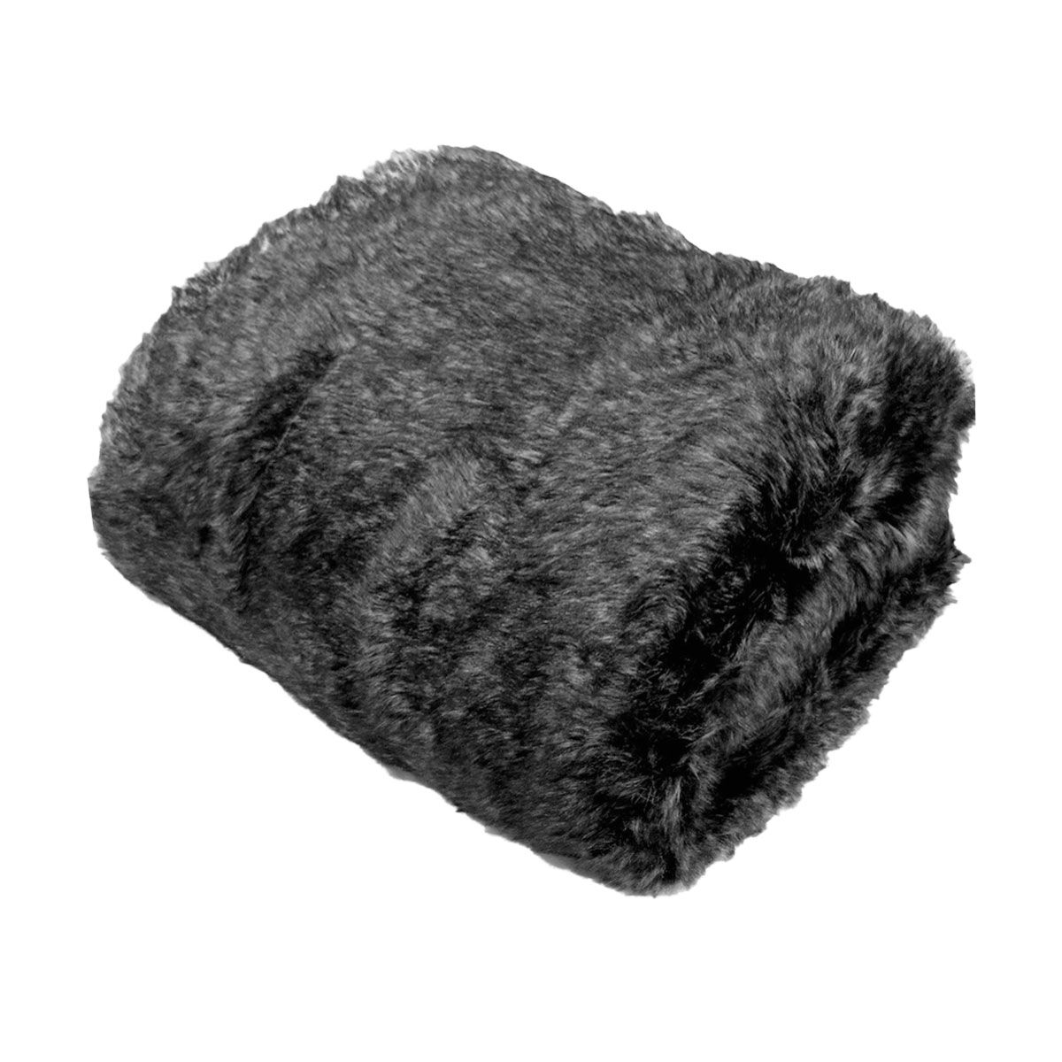 Charcoal Wolf Luxury Animal Faux Fur Extra Large Throw Blanket 152 x 203 cm Charcoal Wolf Luxury Animal Faux Fur Extra Large Throw Blanket 152 x 203 cm