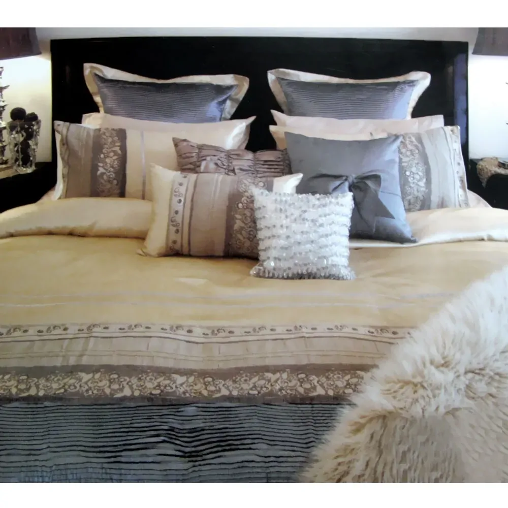 Rominda Gold Quilt Cover Set Queen Rominda Gold Quilt Cover Set Queen