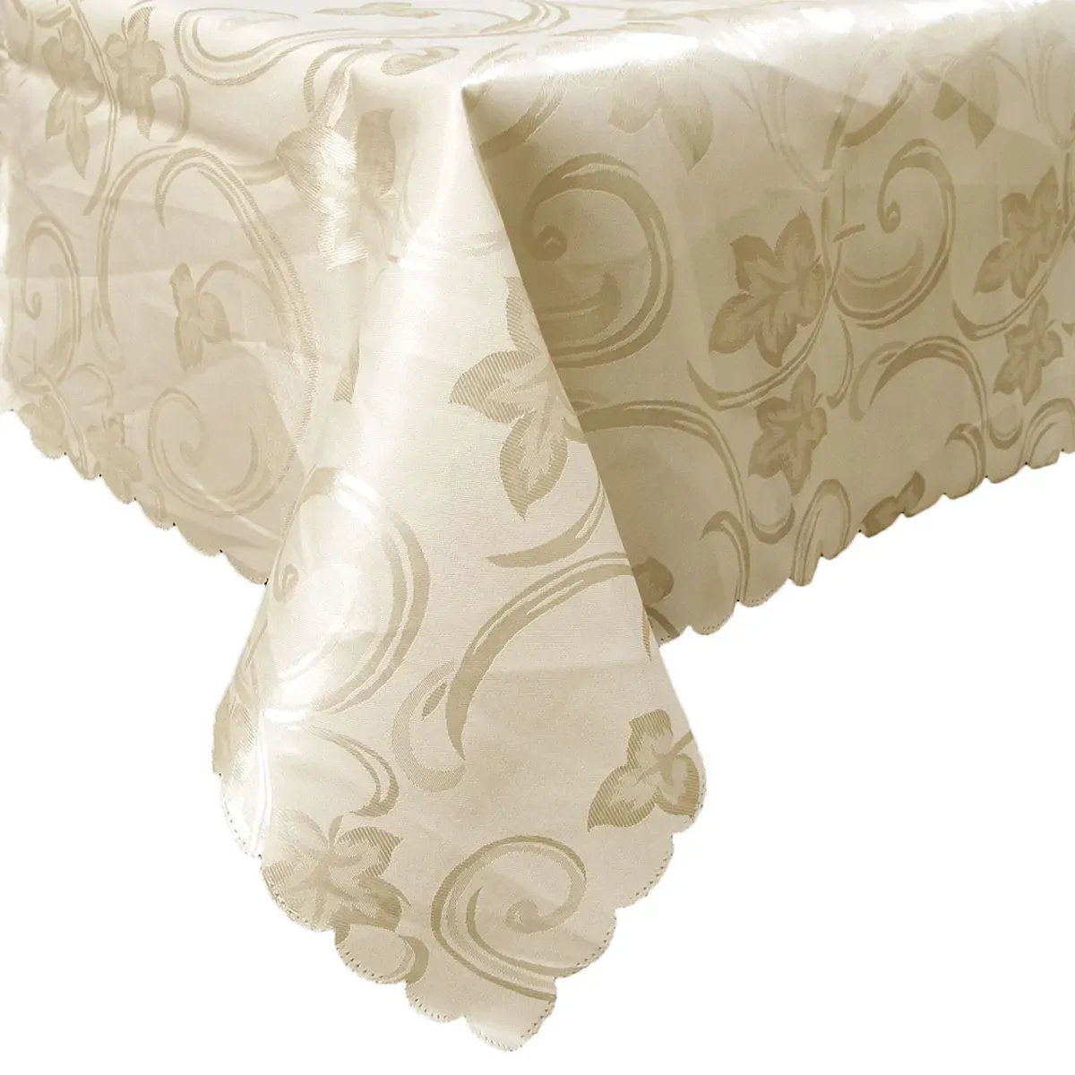 Deco Cream Luxury Jacquard Tablecloth 150 x 270 cm Deco Cream Luxury Jacquard Tablecloth 150 x 270 cm